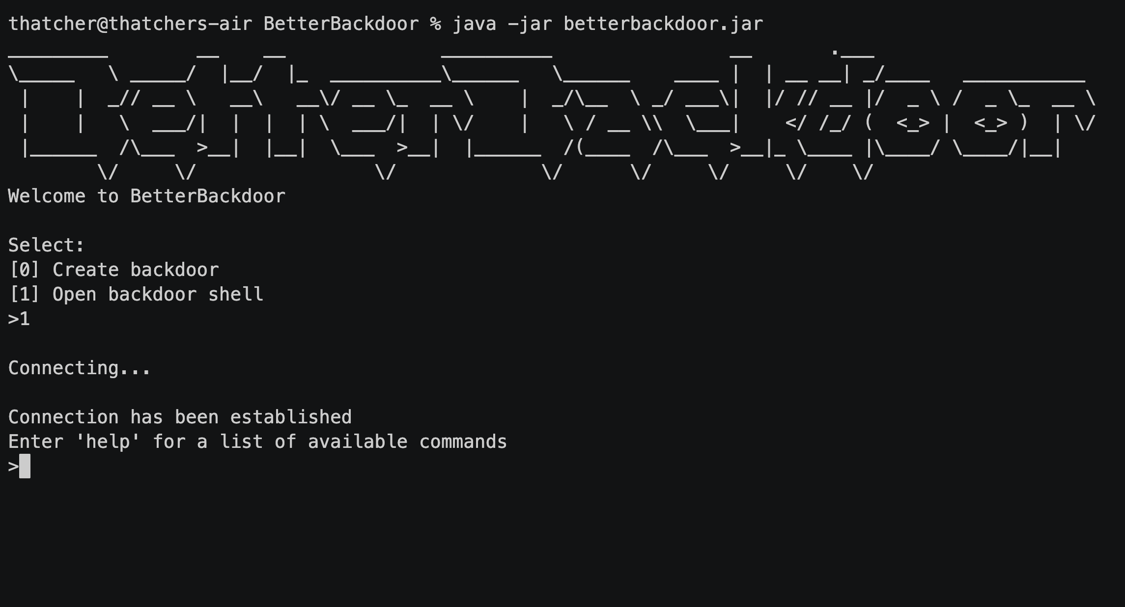 BetterBackdoor