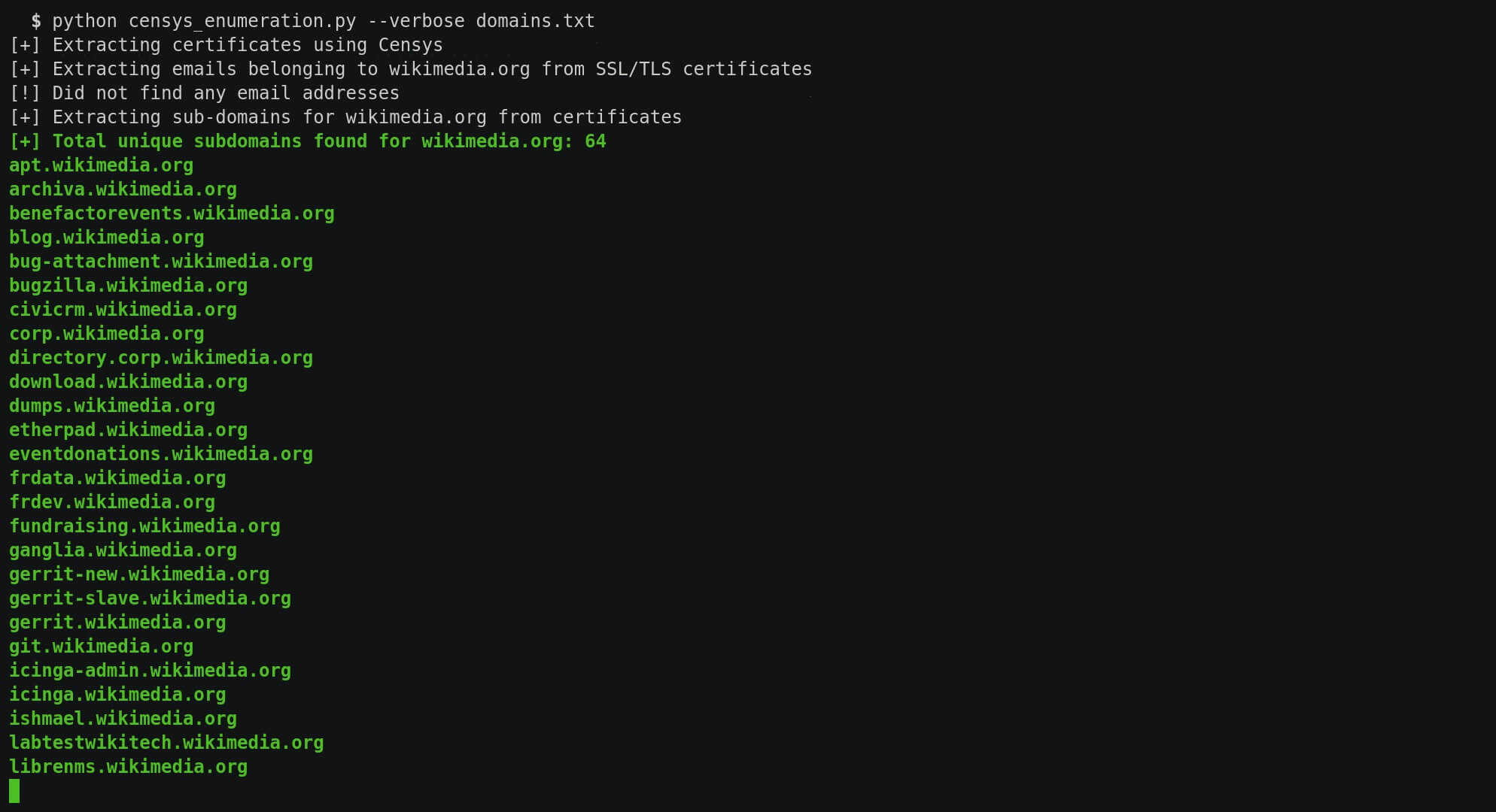 Censys Enumeration