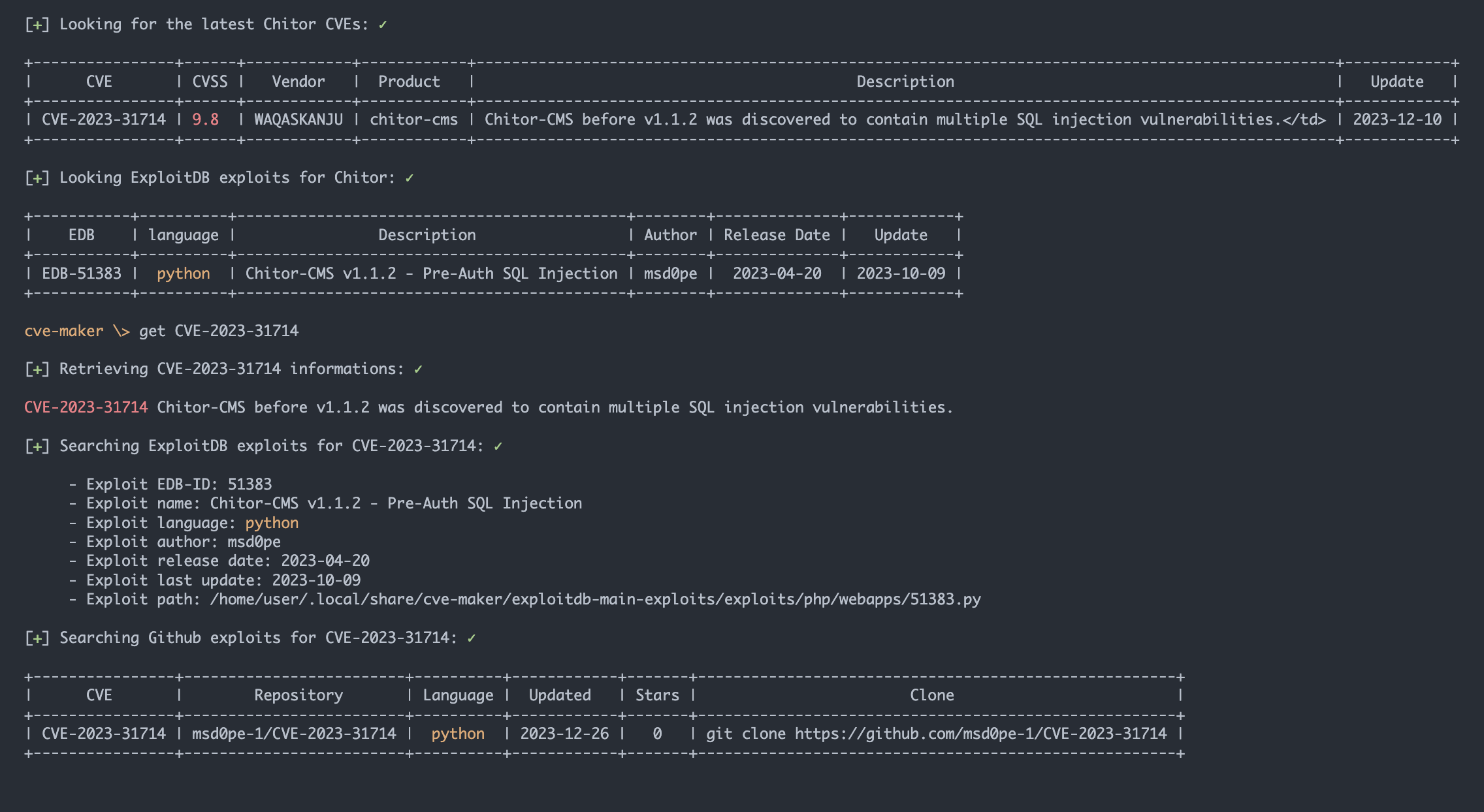 CVE-MAKER CVE-MAKER