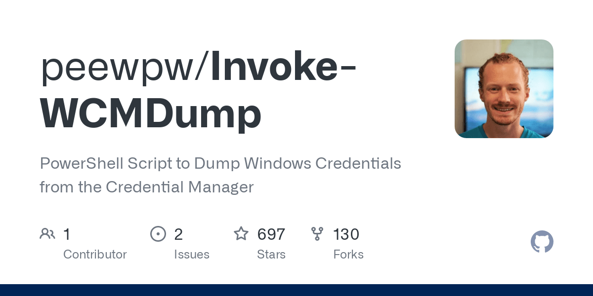 Invoke-WCMDump