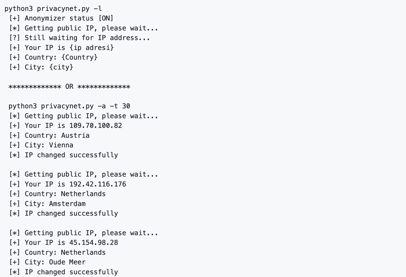 PrivacyNet