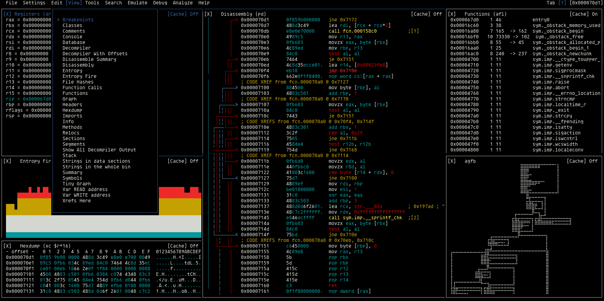 radare2 Tool